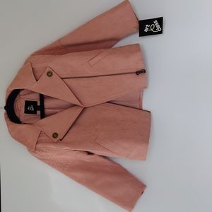 Pink Faux Suede Jacket. Size 3T